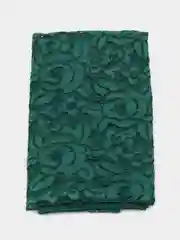 Тёмно-зелёный гипюр, кружево стрейч. Размер 30 / 140-150 см
