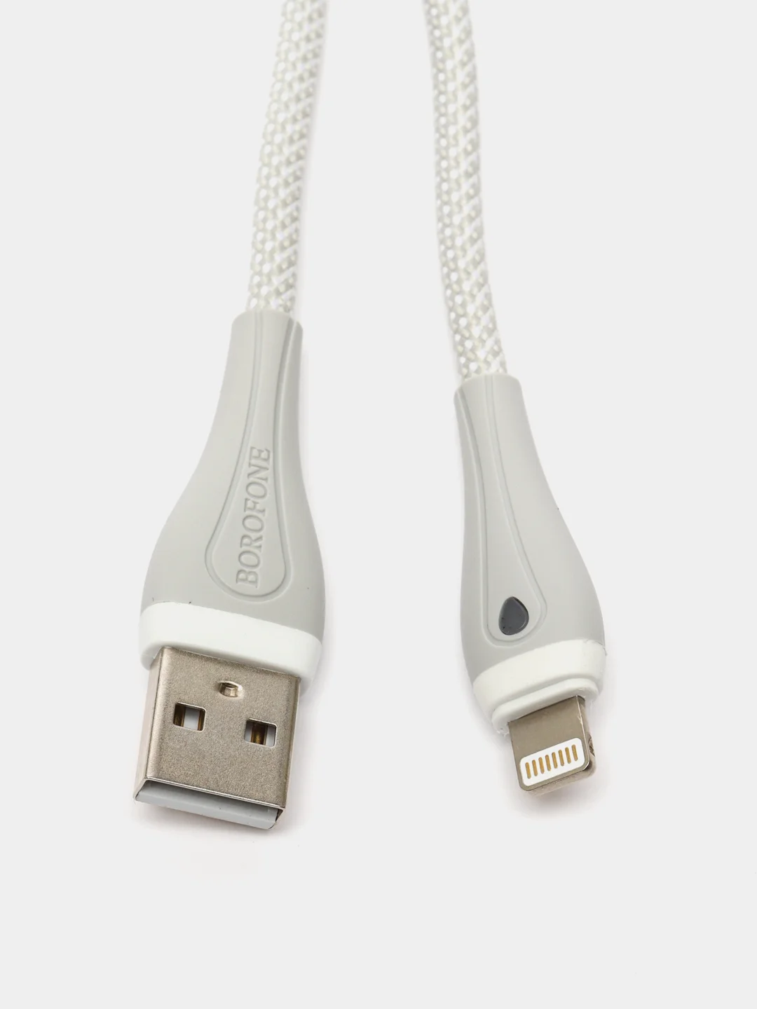 Белый кабель BOROFONE BX100, Micro-USB, Type-C, Lightning, для Android и iPhone, 3 вида, 1 м