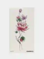 Бежевый временная татуировка 16*9 см