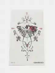 Желтый временная татуировка 16*9 см
