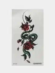 Серебряный временная татуировка 16*9 см