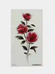 Оливковый временная татуировка 16*9 см