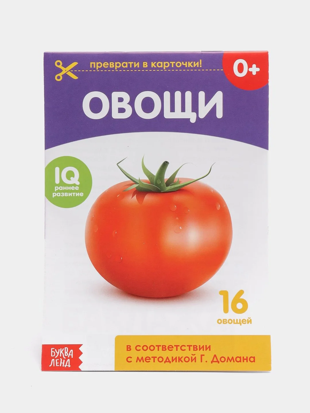 Фиолетовый развивающие карточки по методике Г. Домана в одном месте (мега)