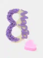 Фиолетовый букет из мыла,мыльных роз,подарочный набор, подарок на 8 марта