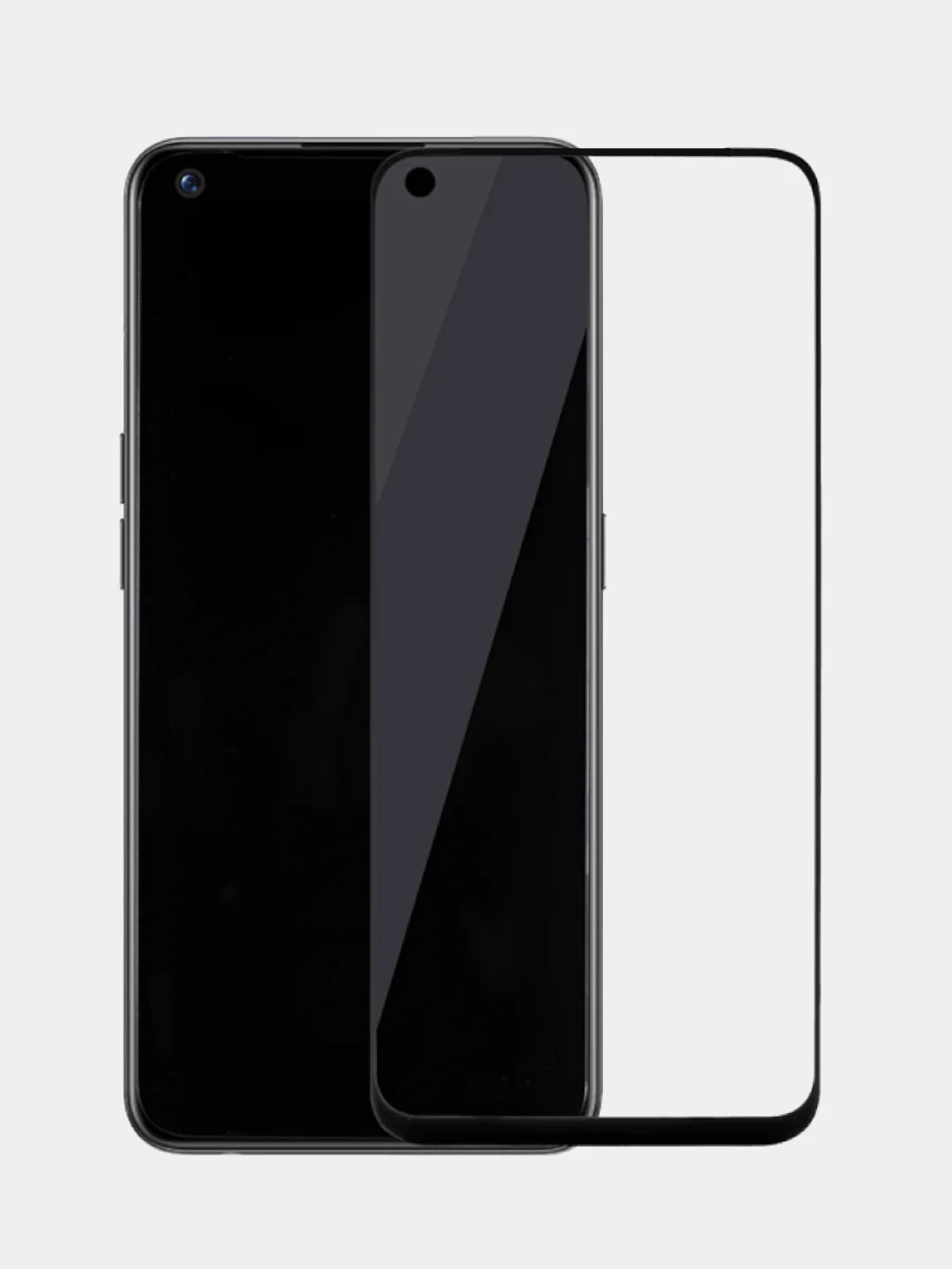 Черный защитное стекло Anti-Static для Realme 11 4G / Реалми 11 4Г