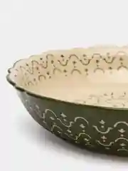 Оливковый форма для запекания "КЕРАМИКА" круглая ф 25,5 см 1,6 л