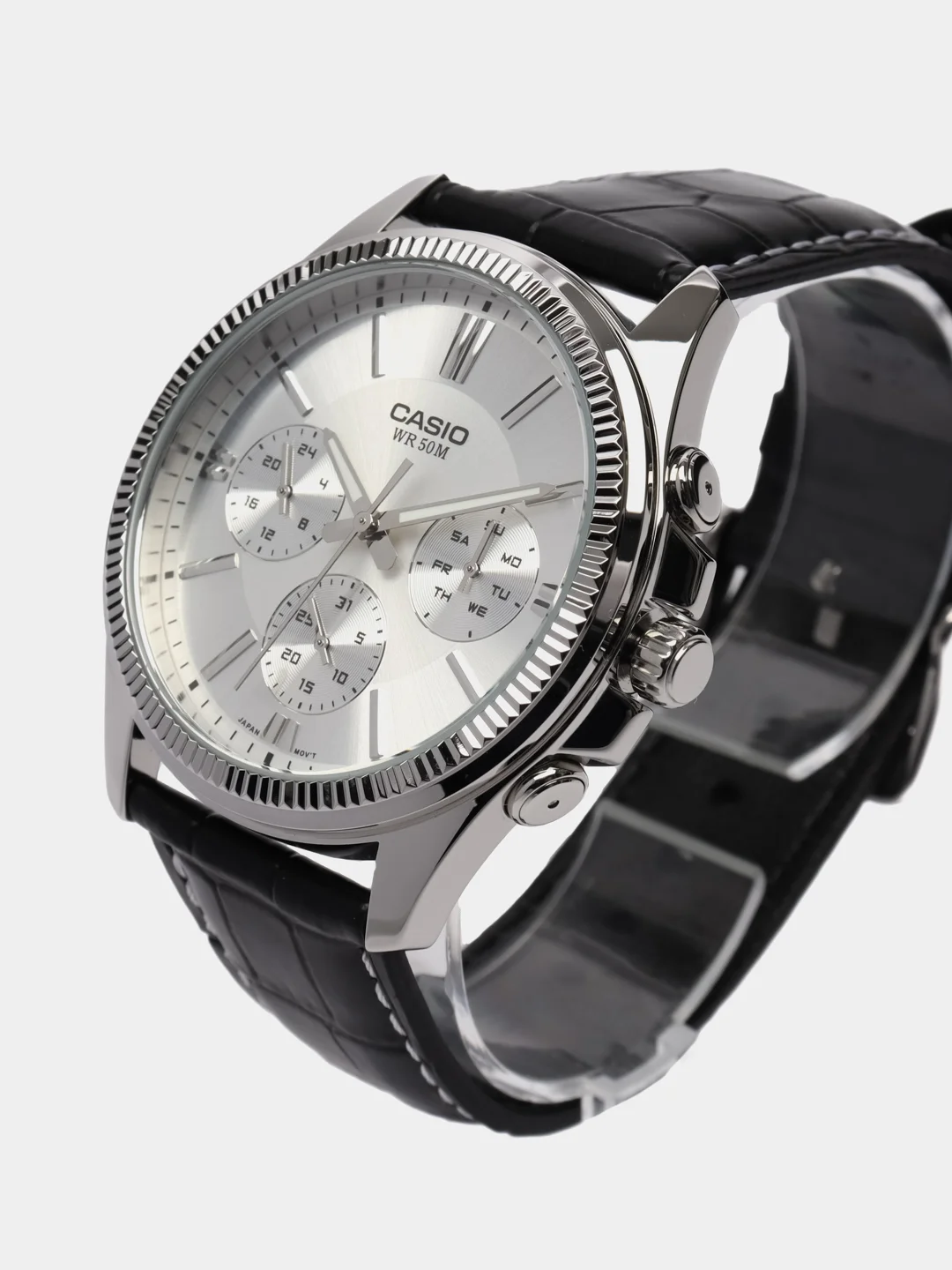 Серебряный часы наручные Casio MTP-1374D-1A