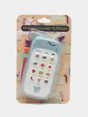 Голубой музыкальный телефон