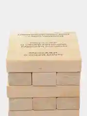 Башня с фантами настольная игра для детей и взрослых, развивающая, из дерева дженга