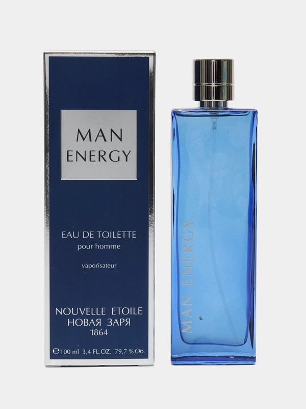 Туалетная вода "Мужчина энержи" Man energy 100 мл. Новая заря
