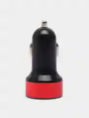 Красный разветвитель прикуривателя, автомобильное зарядное устройство, 2 USB порта, вольтметр