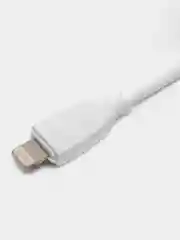 Белый кабель для зарядки SS207, шнур Lightning 5А 1м