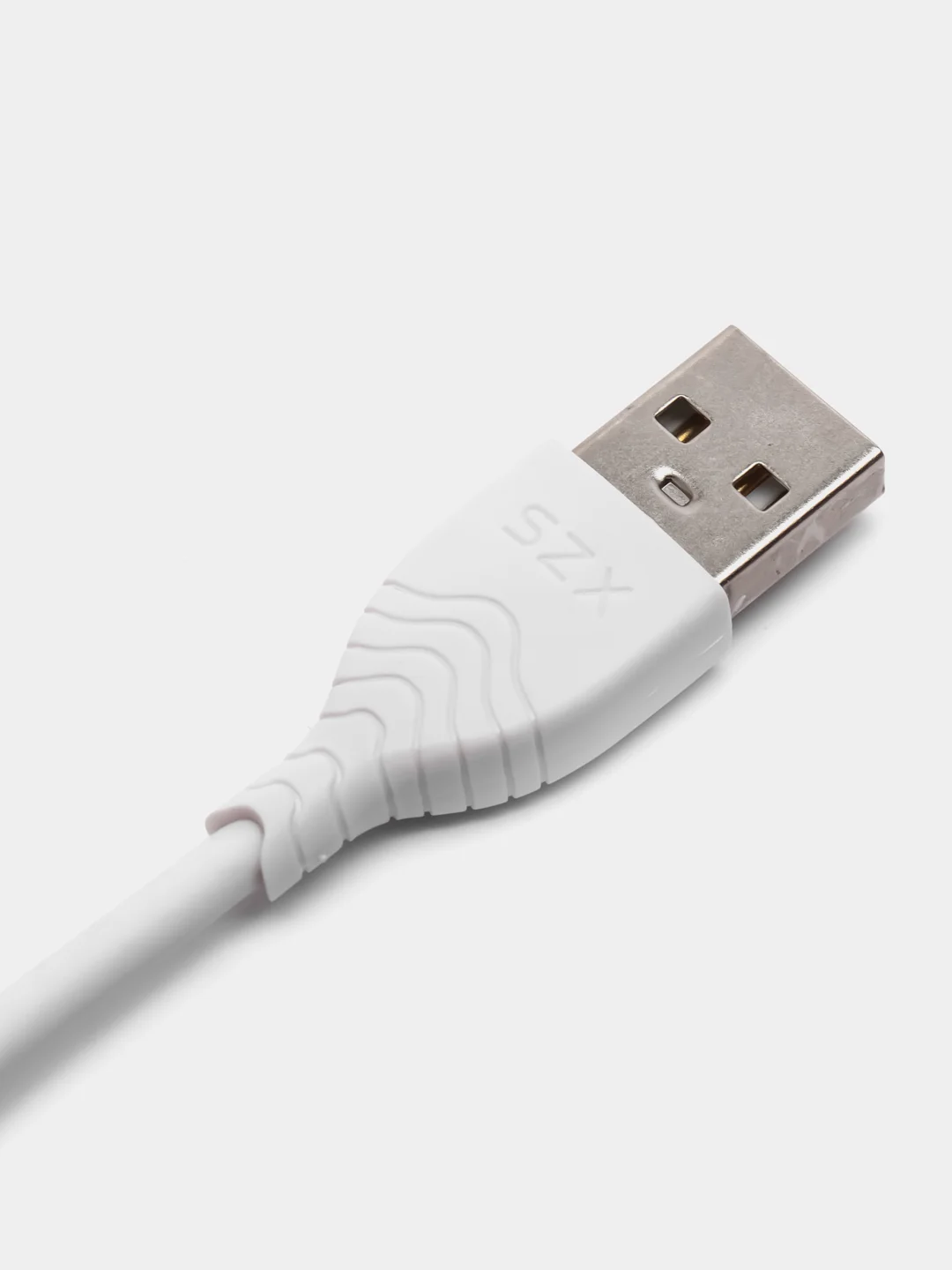 Белый кабель для зарядки SS207, шнур Lightning 5А 1м