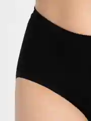 Черный трусы бесшовные, с высокой посадкой, one size, больших размеров