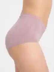 Пудровый трусы бесшовные, с высокой посадкой, one size, больших размеров