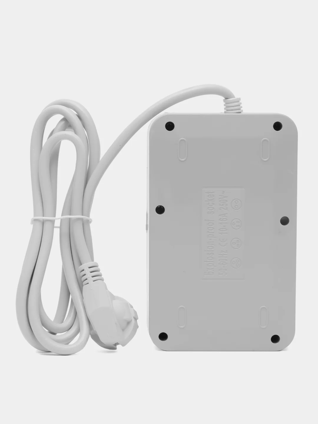 Хром удлинитель с USB разъёмами 2 метра, сетевой фильтр с заземлением на 7 разъемов