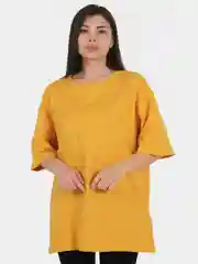 Футболка женская, оверсайз, удлиненная