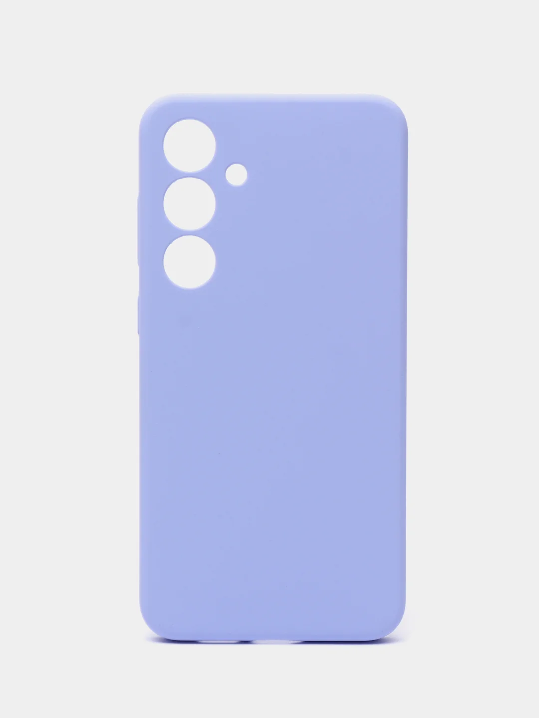 Лавандовый чехол для Samsung  S24, S24 Plus, S24 Ultra с бархатом внутри
