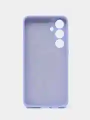 Лавандовый чехол для Samsung  S24, S24 Plus, S24 Ultra с бархатом внутри