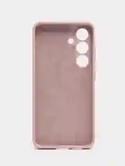 Пудровый чехол для Samsung  S24, S24 Plus, S24 Ultra с бархатом внутри