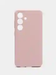 Пудровый чехол для Samsung  S24, S24 Plus, S24 Ultra с бархатом внутри