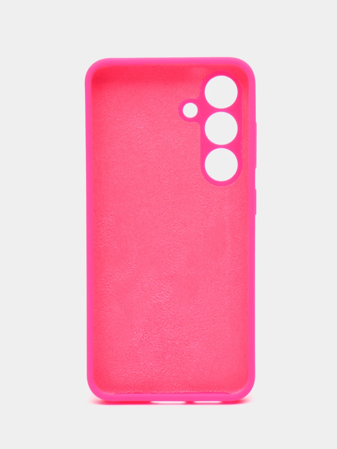Фуксия чехол для Samsung  S24, S24 Plus, S24 Ultra с бархатом внутри