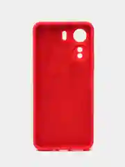 Красный чехол для Xiaomi Redmi 13C, Poco C65,  редми 13с, поко с65 с бархатом внутри, не пачкается