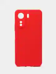Красный чехол для Xiaomi Redmi 13C, Poco C65,  редми 13с, поко с65 с бархатом внутри, не пачкается