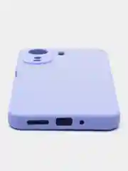 Лавандовый чехол для Xiaomi Redmi 13C, Poco C65,  редми 13с, поко с65 с бархатом внутри, не пачкается