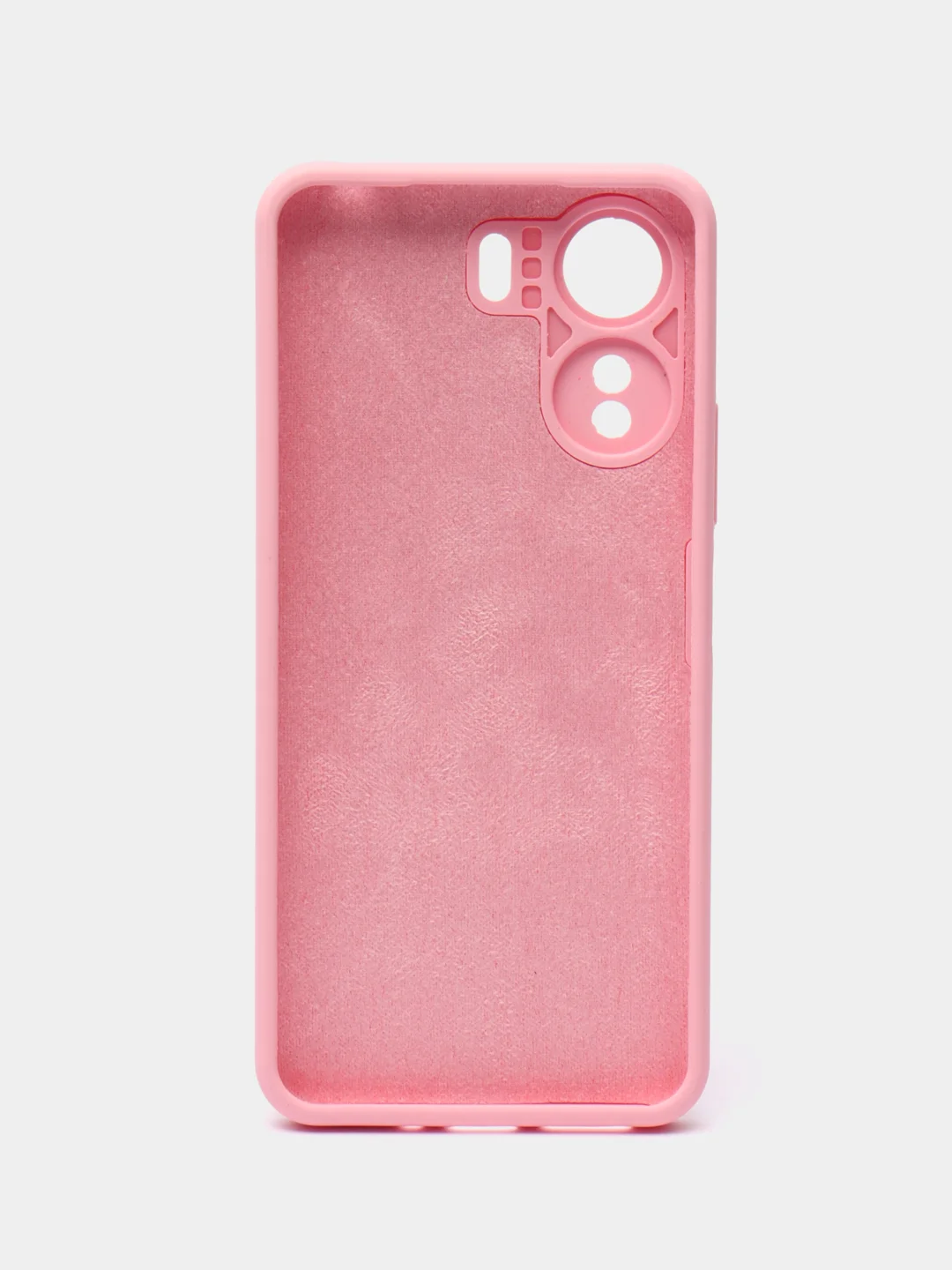 Розовый чехол для Xiaomi Redmi 13C, Poco C65, редми 13с, поко с65 с бархатом внутри, не пачкается