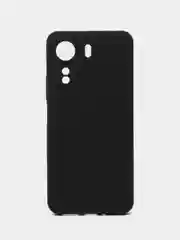 Черный чехол для Xiaomi Redmi 13C, Poco C65,  редми 13с, поко с65 с бархатом внутри, не пачкается