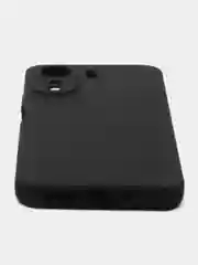 Черный чехол для Xiaomi Redmi 13C, Poco C65,  редми 13с, поко с65 с бархатом внутри, не пачкается