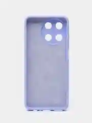 Красный чехол накладка Realme 11 4G с бархатом внутри, не впитывающий загрязнения.  Soft-touch