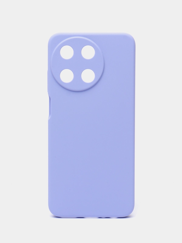 Чехол накладка Realme 11 4G с бархатом внутри, не впитывающий загрязнения.  Soft-touch