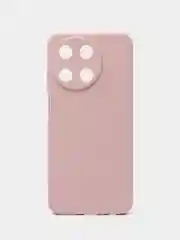 Пудровый чехол накладка Realme 11 4G с бархатом внутри, не впитывающий загрязнения.  Soft-touch