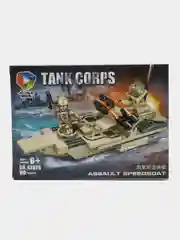 Карамельный конструктор Военный / самолёт, корабль, джип, танк, бмп, / машина 86-125 деталей