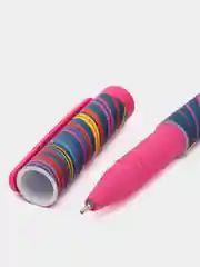 Алый ручка шариковая "Soft-touch", синяя