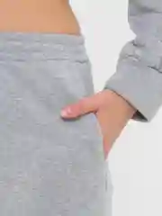 Серый женский спортивный, утепленный, флисовый костюм