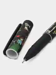 Хром ручка шариковая "Soft-touch", синяя