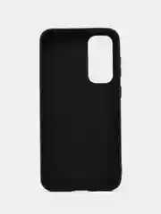 Угольный чехол для Samsung Galaxy S23 FE(Самсунг Галакси С23 ФЕ), черный, силиконовый