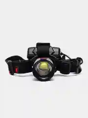 Фонарь аккумуляторный налобный FA-XQ233-P90, ZOOM, micro USB