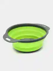 Зеленый дуршлаг складной