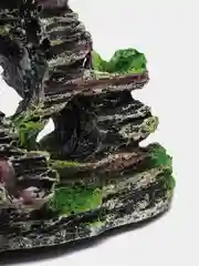 Коричневый декорация для аквариума грот "Скала"