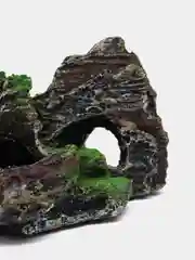 Хаки декорация для аквариума грот "Скала"