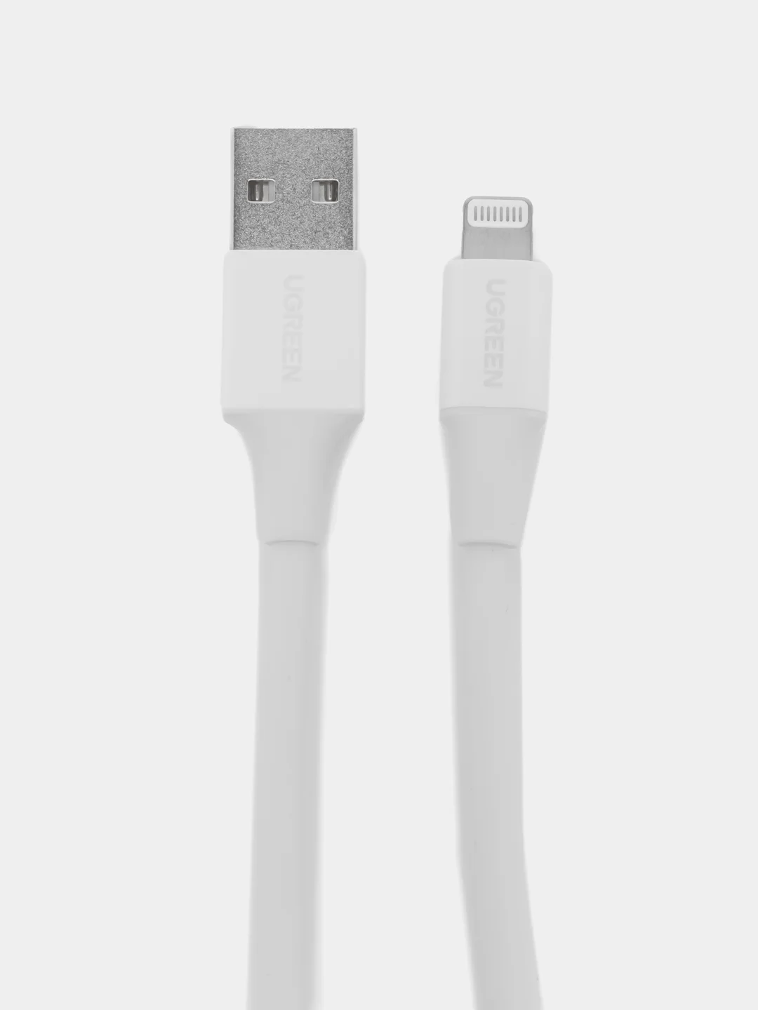 Белый кабель зарядки UGREEN MFi USB Lightning для iPhone Apple Айфон 2.4A