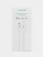 Белый кабель зарядки UGREEN MFi USB Lightning для iPhone Apple Айфон 2.4A