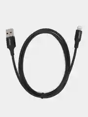 Черный кабель зарядки UGREEN MFi USB Lightning для iPhone Apple Айфон 2.4A