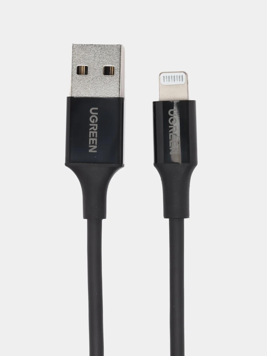 Черный кабель зарядки UGREEN MFi USB Lightning для iPhone Apple Айфон 2.4A