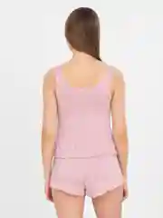 Розовый комплект, пижама для дома майка и шорты