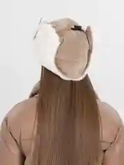 Хаки шапка ушанка с ушками